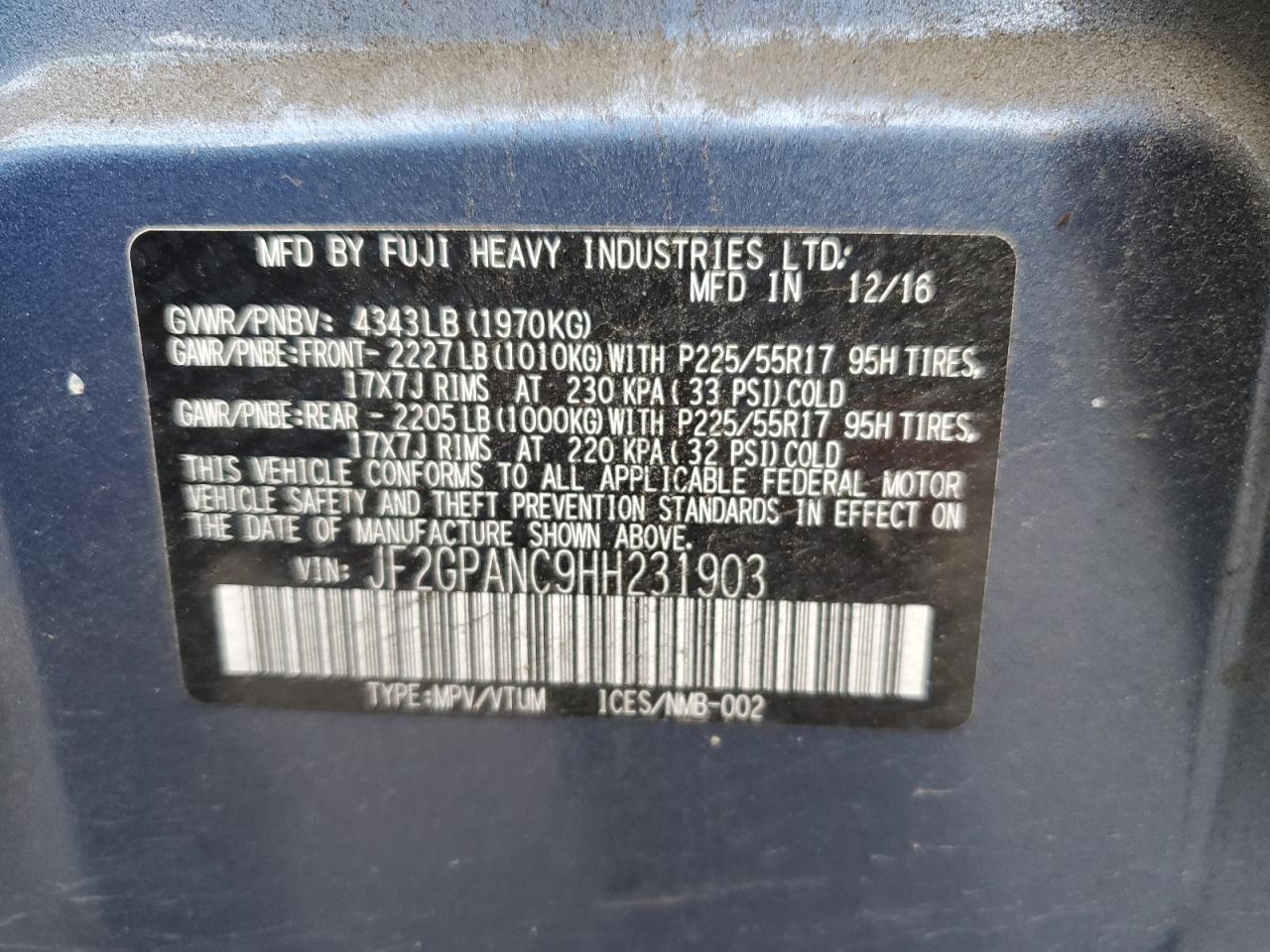 2017 Subaru XV - Image 12