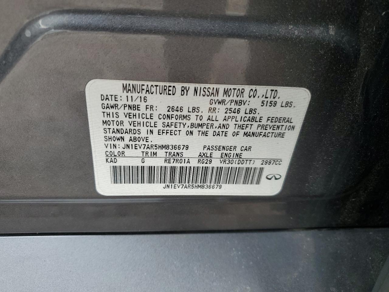 2017 Infiniti Q50 - Image 13