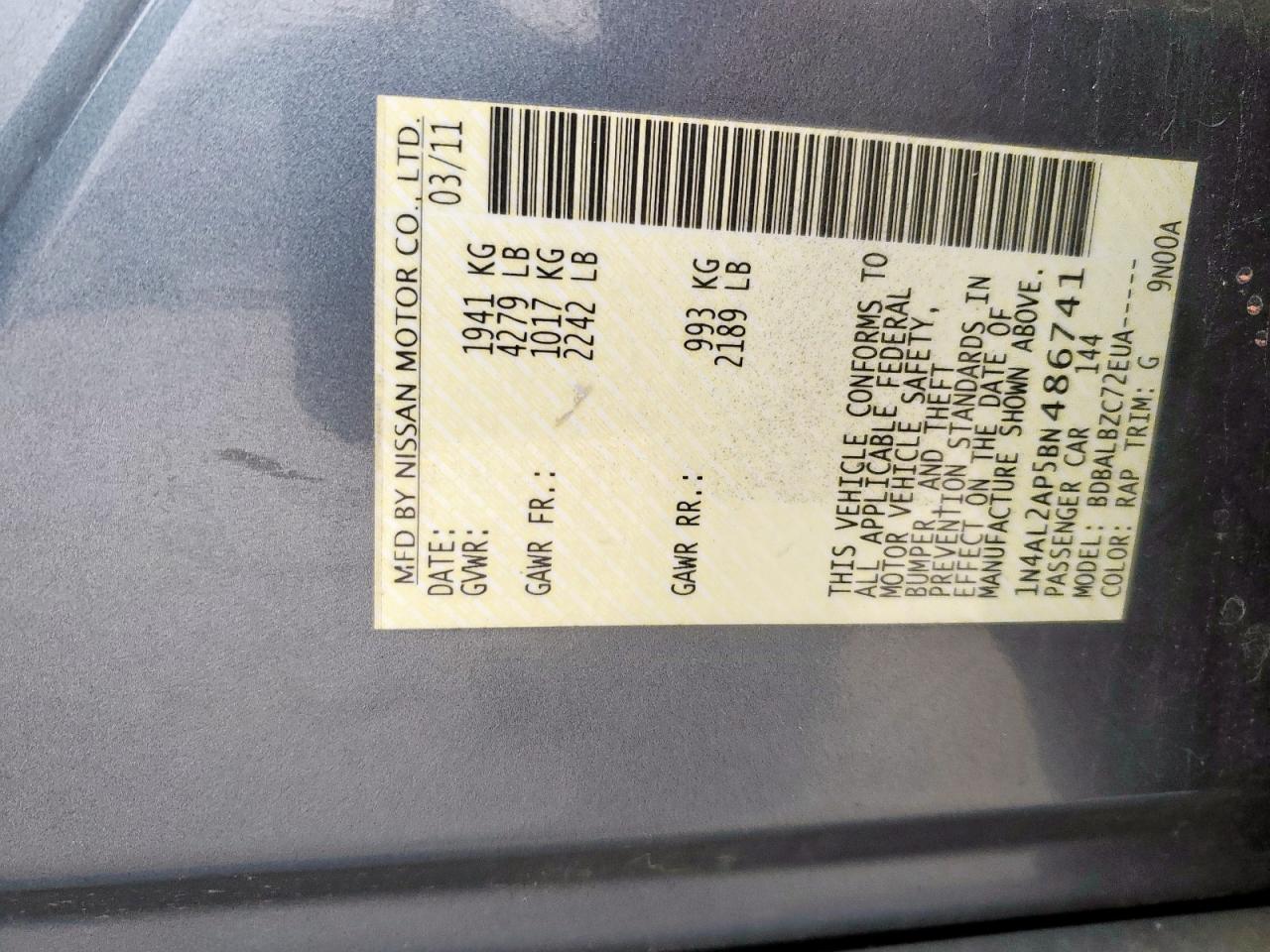 2011 Nissan Altima - Image 12