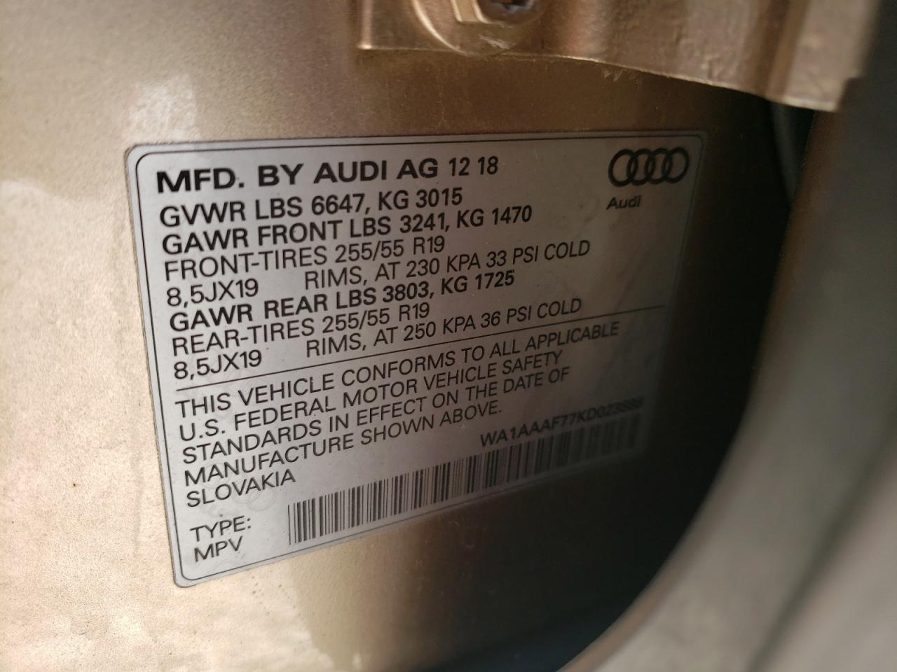 2019 Audi Q7 - Image 14