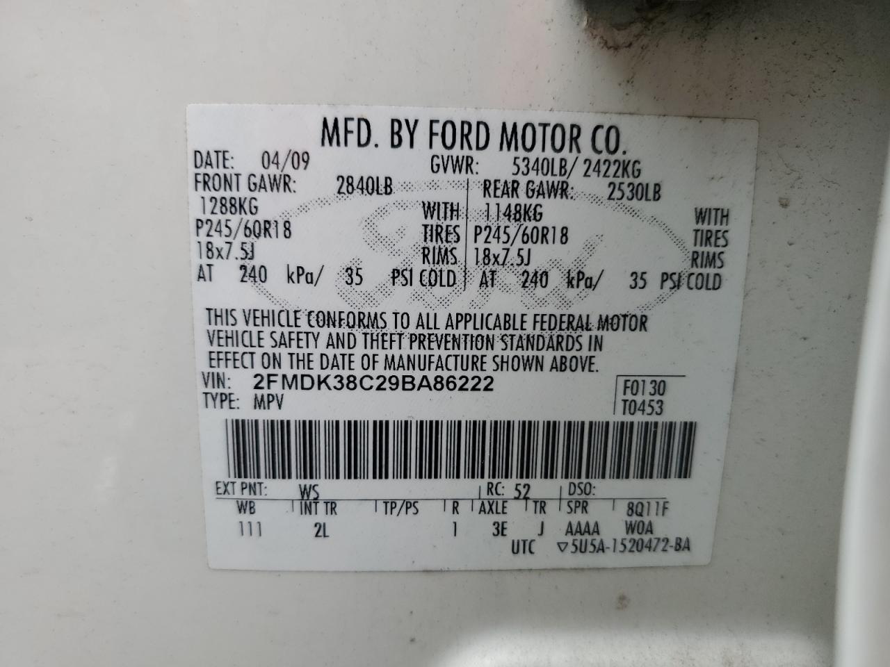 2009 Ford Edge - Image 14