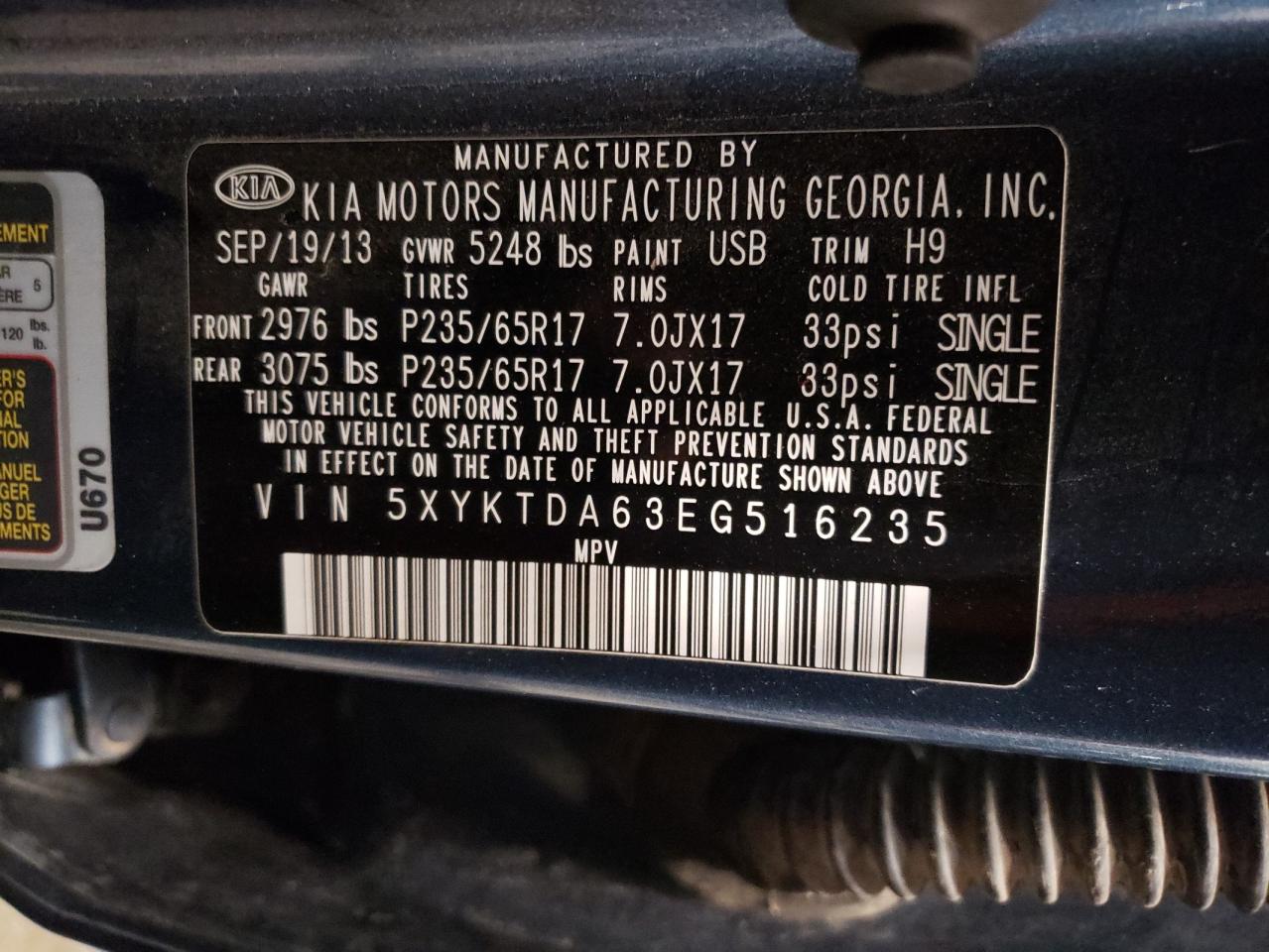 2014 Kia Sorento - Image 13