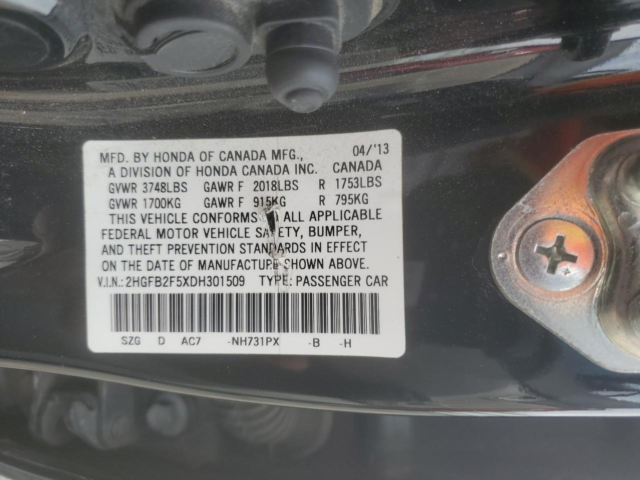 2013 Honda Civic - Image 12