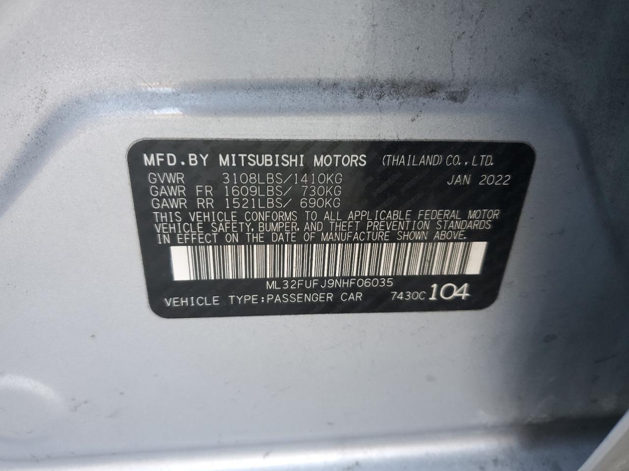 2022 Mitsubishi Mirage - Image 12