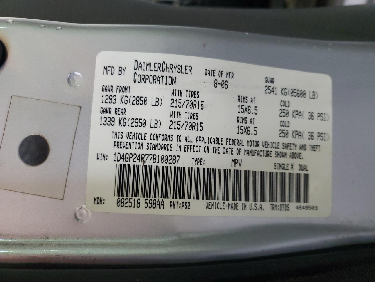 2007 Dodge Caravan - Image 15