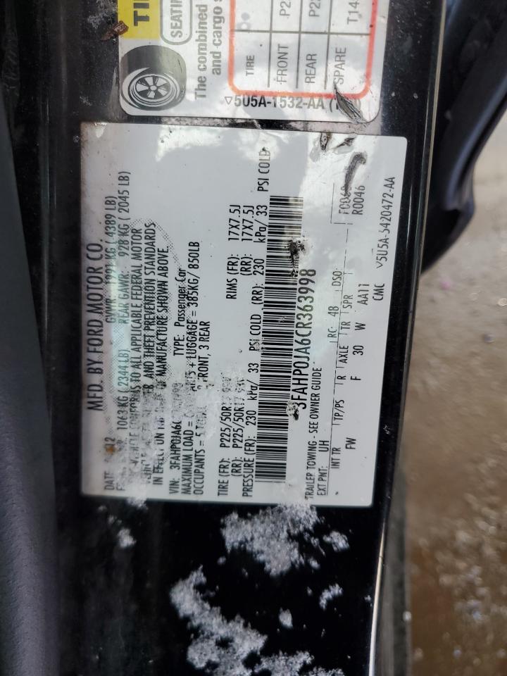 2012 Ford Fusion - Image 12