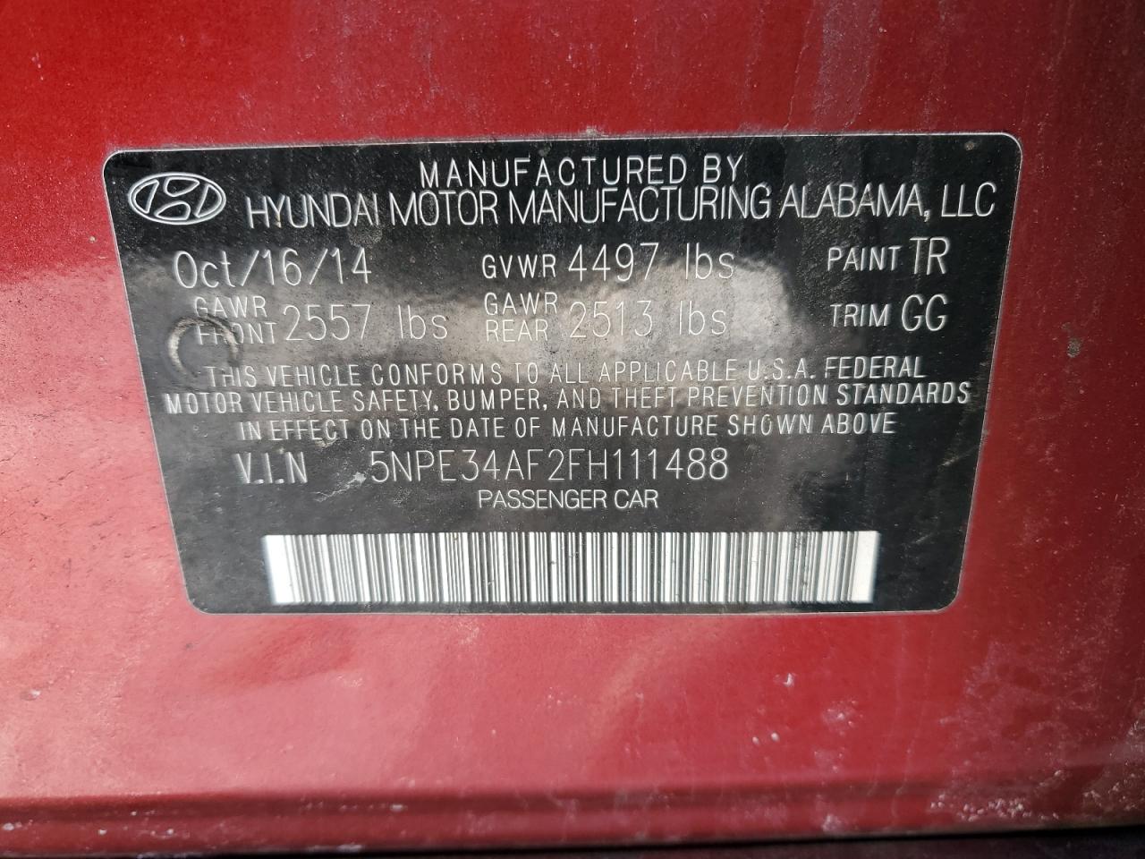 2015 Hyundai Sonata - Image 12