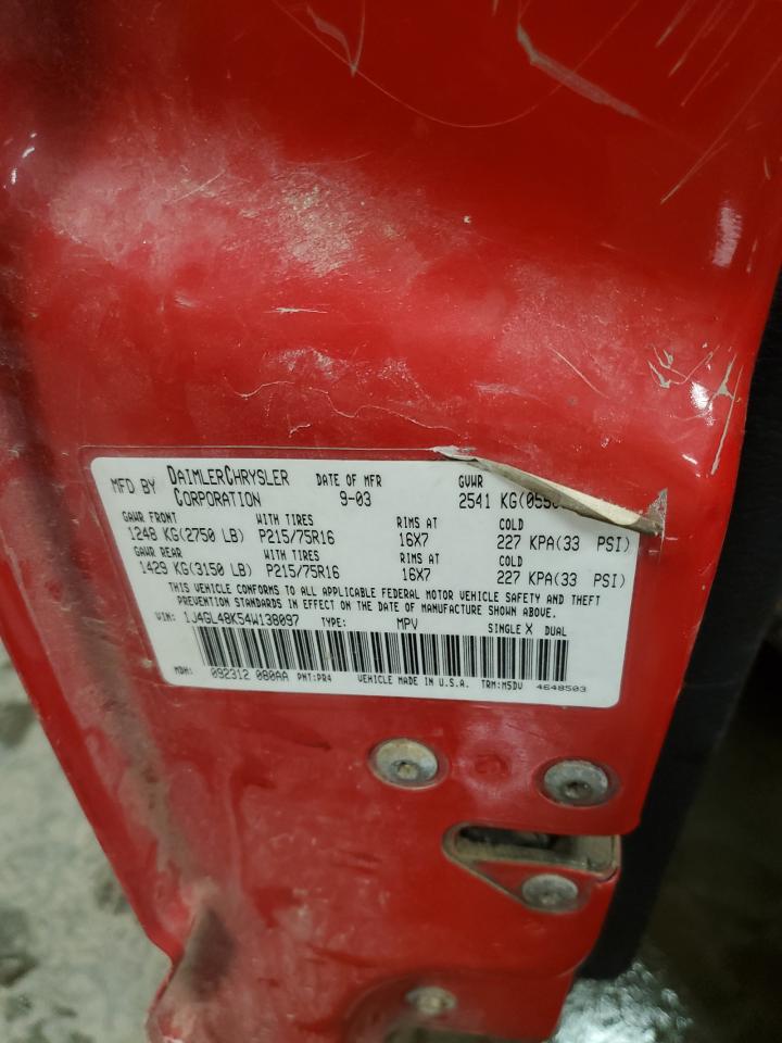 2004 Jeep Liberty (North America) - Image 13