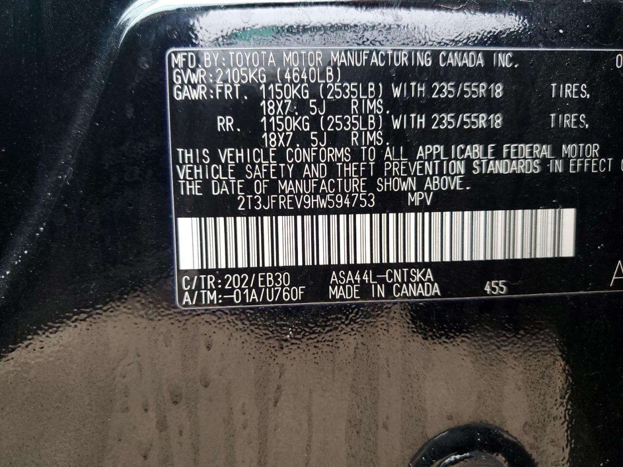 2017 Toyota RAV 4 - Image 15