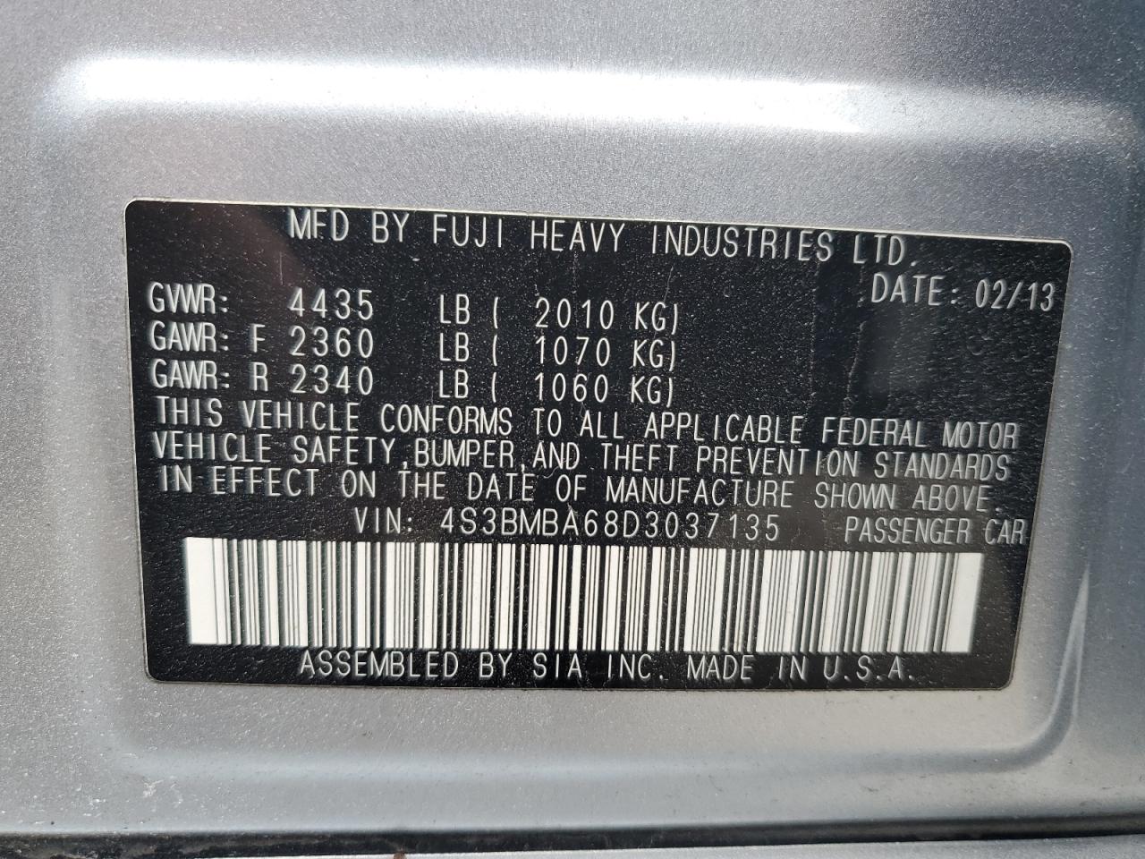 2013 Subaru Legacy - Image 13