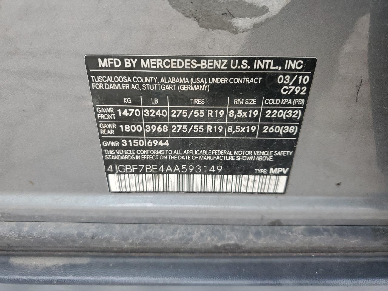 2010 Mercedes-Benz GL-klasse - Image 12