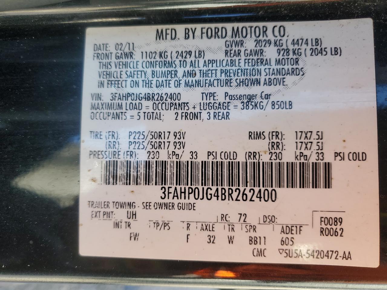 2011 Ford Fusion - Image 14