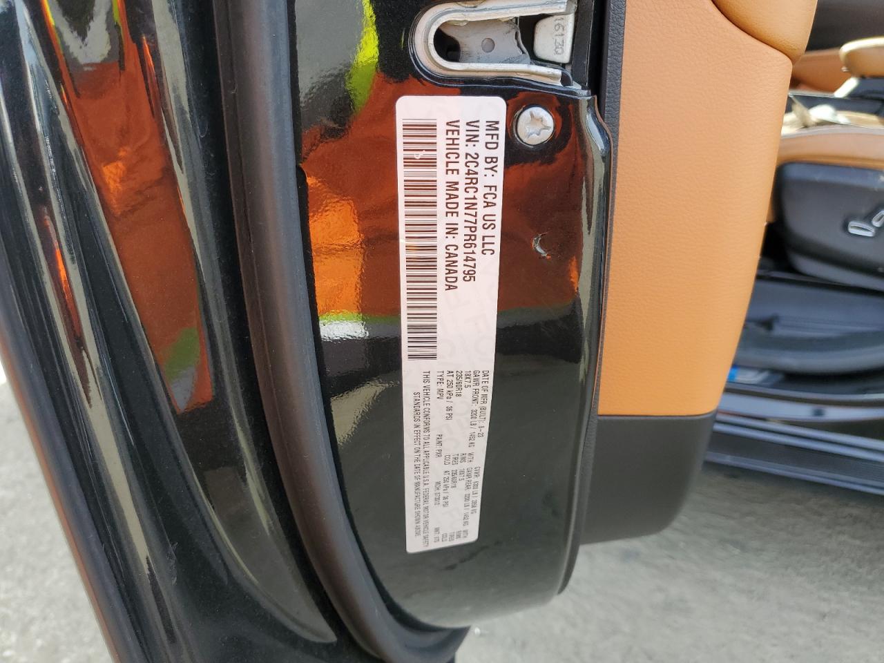 2023 Chrysler Pacifica Hybrid Pinnacle VIN: 2C4RC1N77PR614795 Lot: 47002685