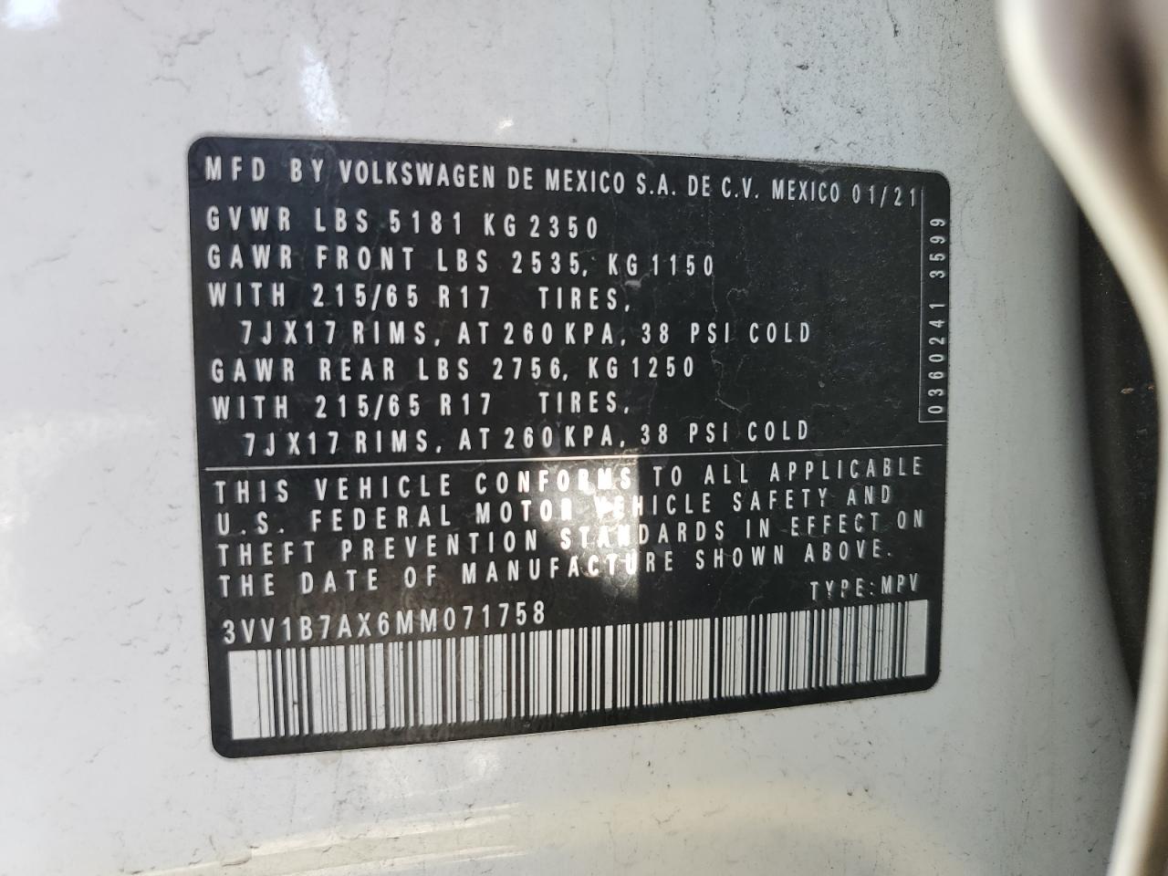 2021 Volkswagen Tiguan - Image 15