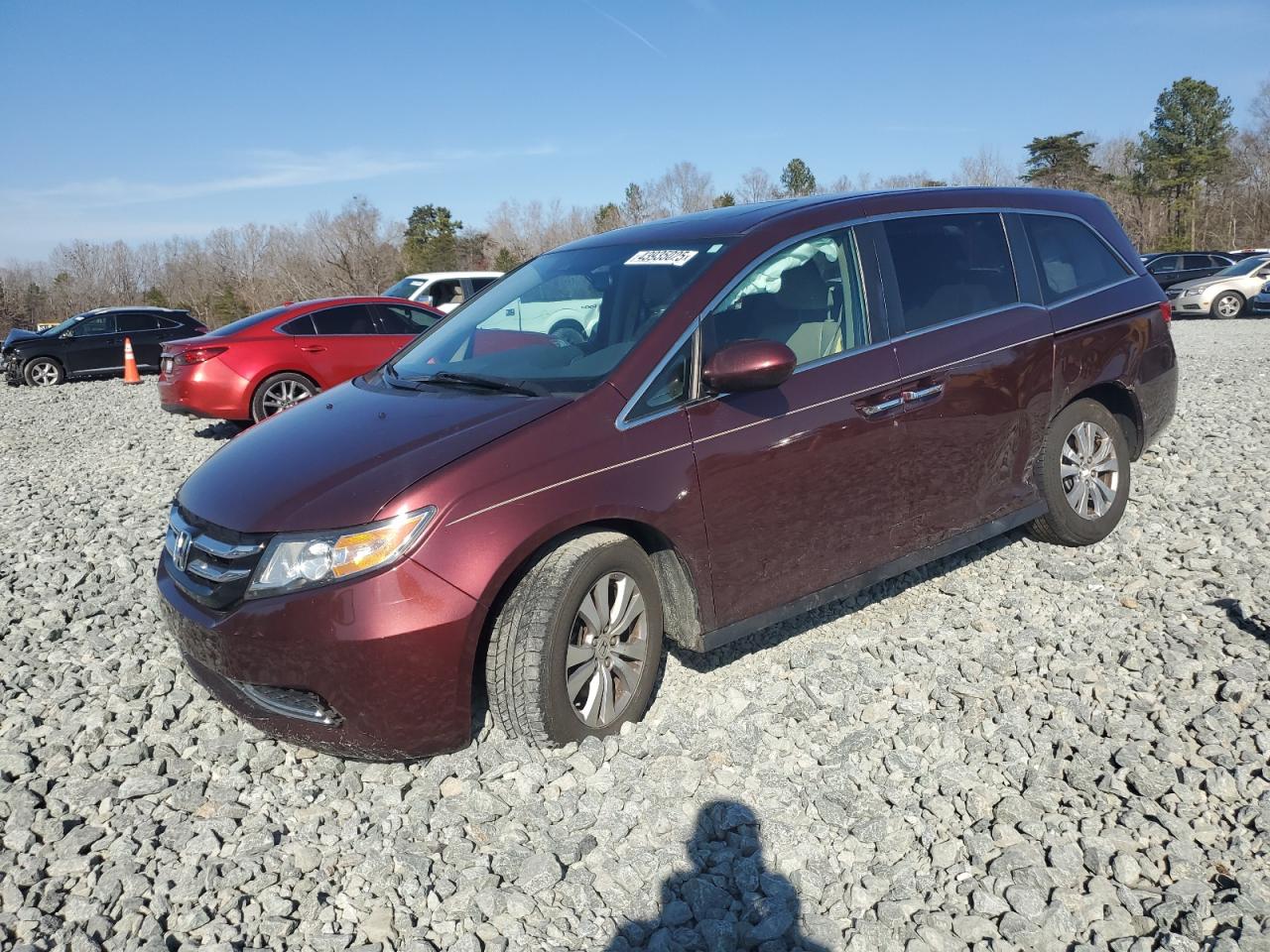 2016 Honda Odyssey Exl იყიდება Mebane-ში, NC - All Over