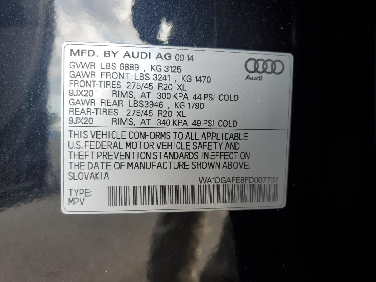 2015 Audi Q7 - Image 13