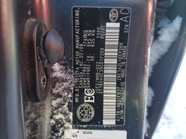 2009 TOYOTA COROLLA BASE  