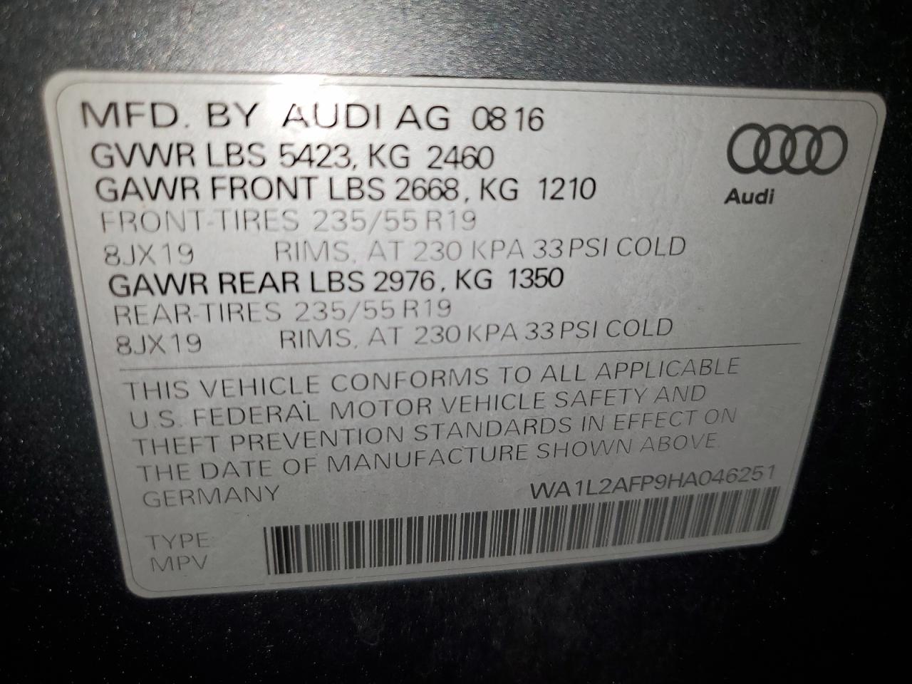 2017 Audi Q5 - Image 13
