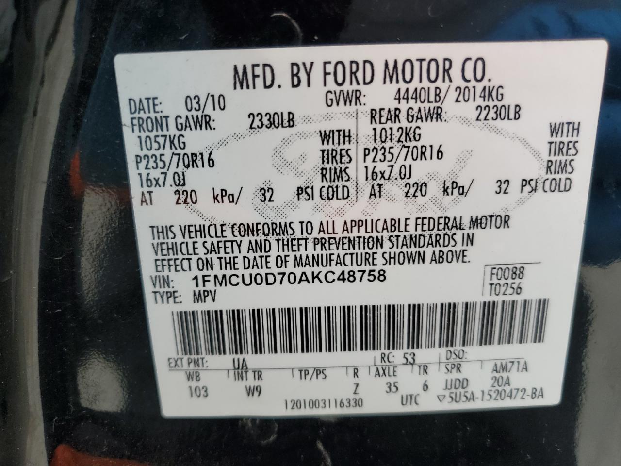 2010 Ford Escape - Image 13