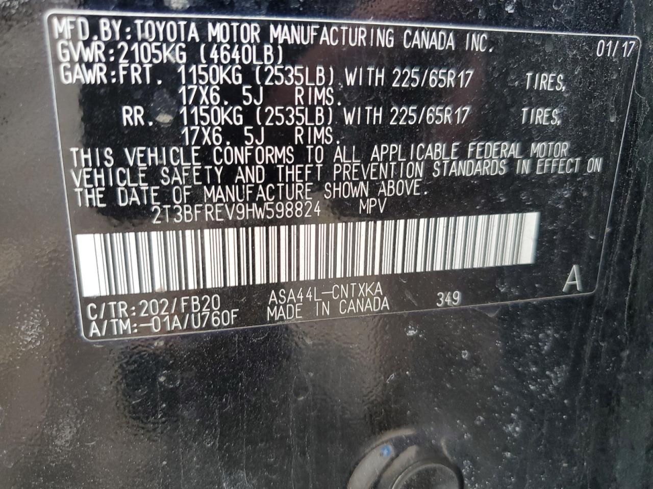 2017 Toyota RAV 4 - Image 14