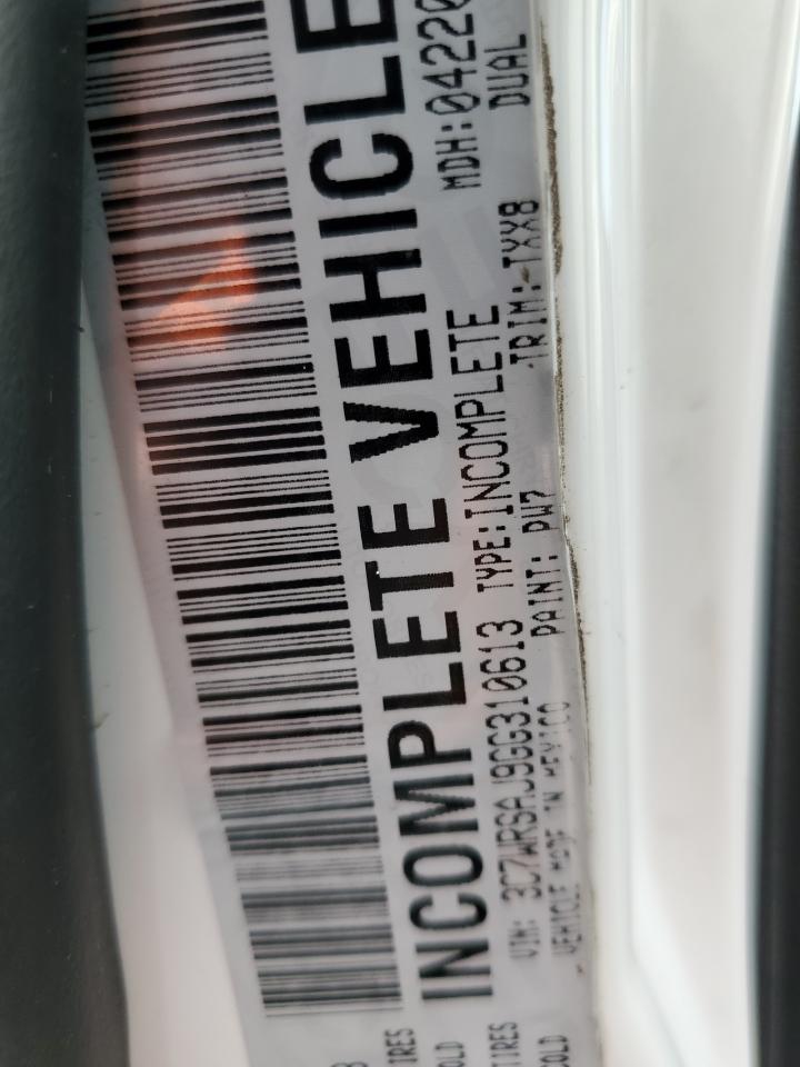 2016 Ram 3500 VIN: 3C7WRSAJ9GG310613 Lot: 45931765