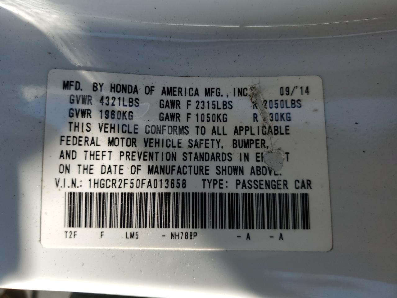2015 Honda Accord - Image 14