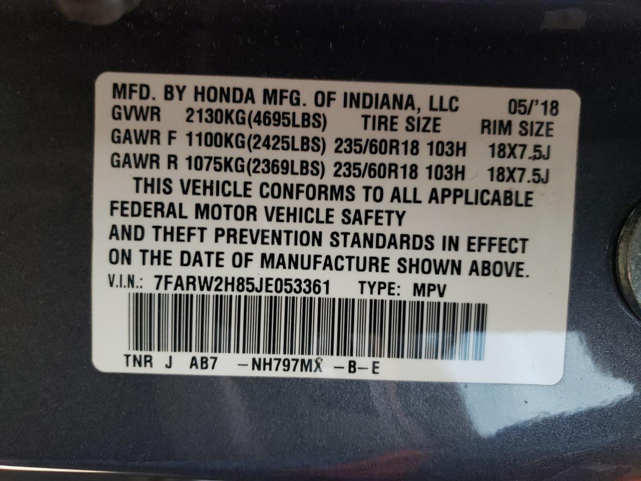 2018 Honda CR-V - Image 15