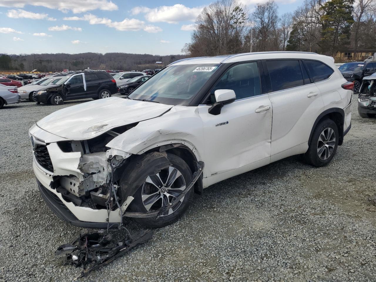 2021 Toyota Highlander Hybrid Xle იყიდება Concord-ში, NC - All Over