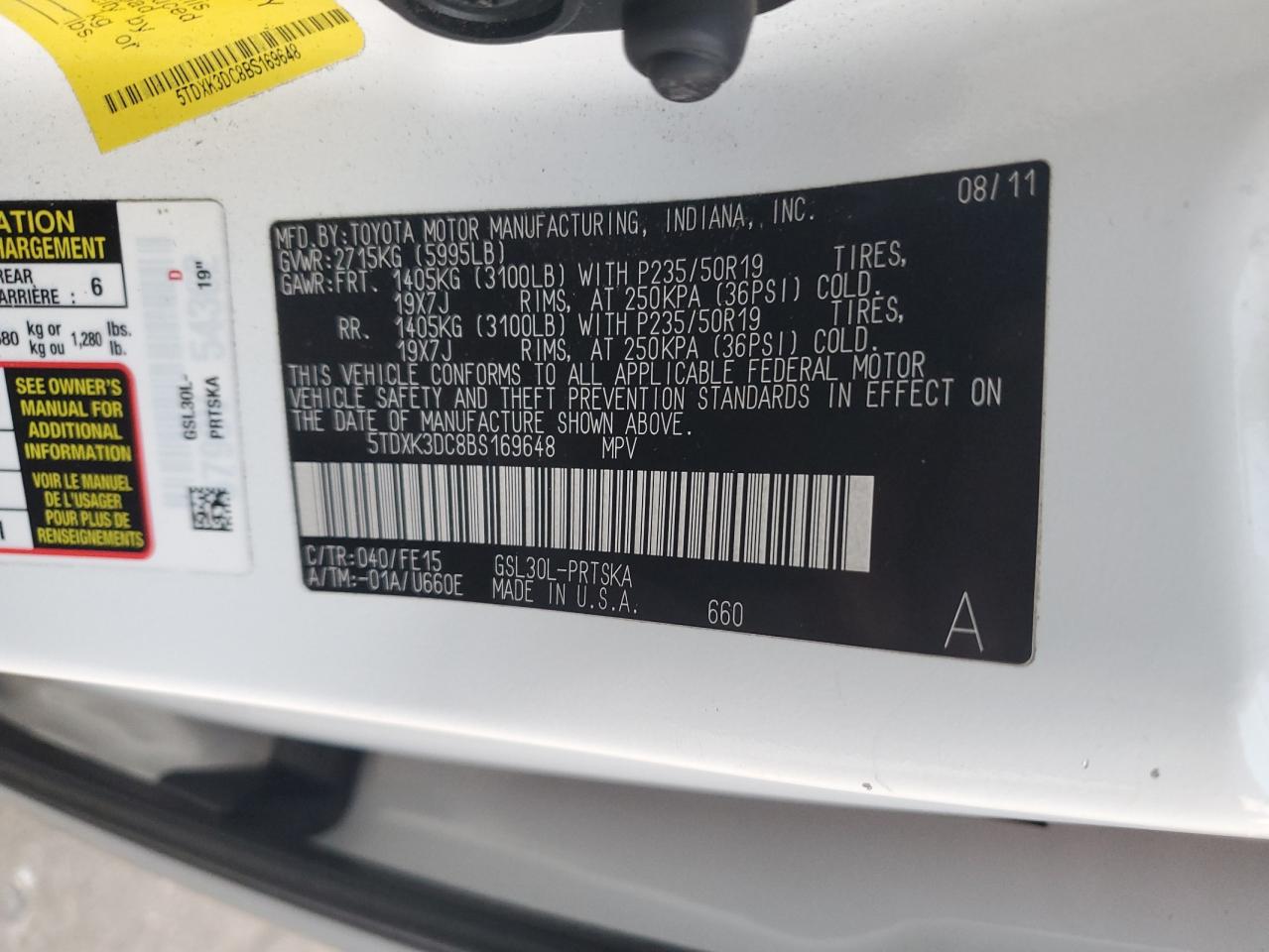 2011 Toyota Sienna - Image 13