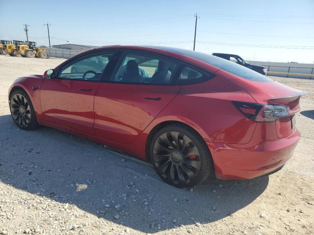  TESLA MODEL 3 2021 Красный
