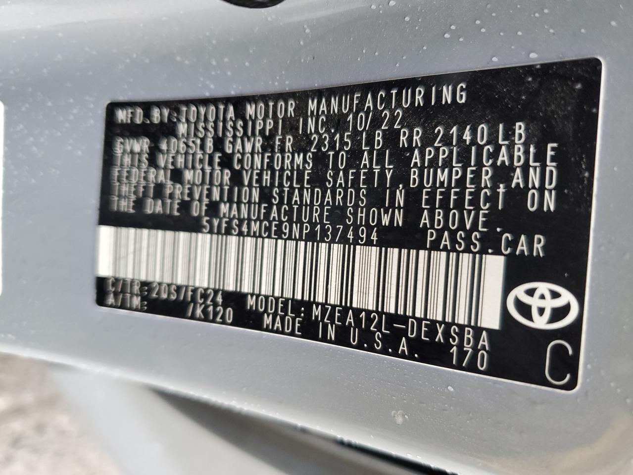 2022 Toyota Corolla - Image 13