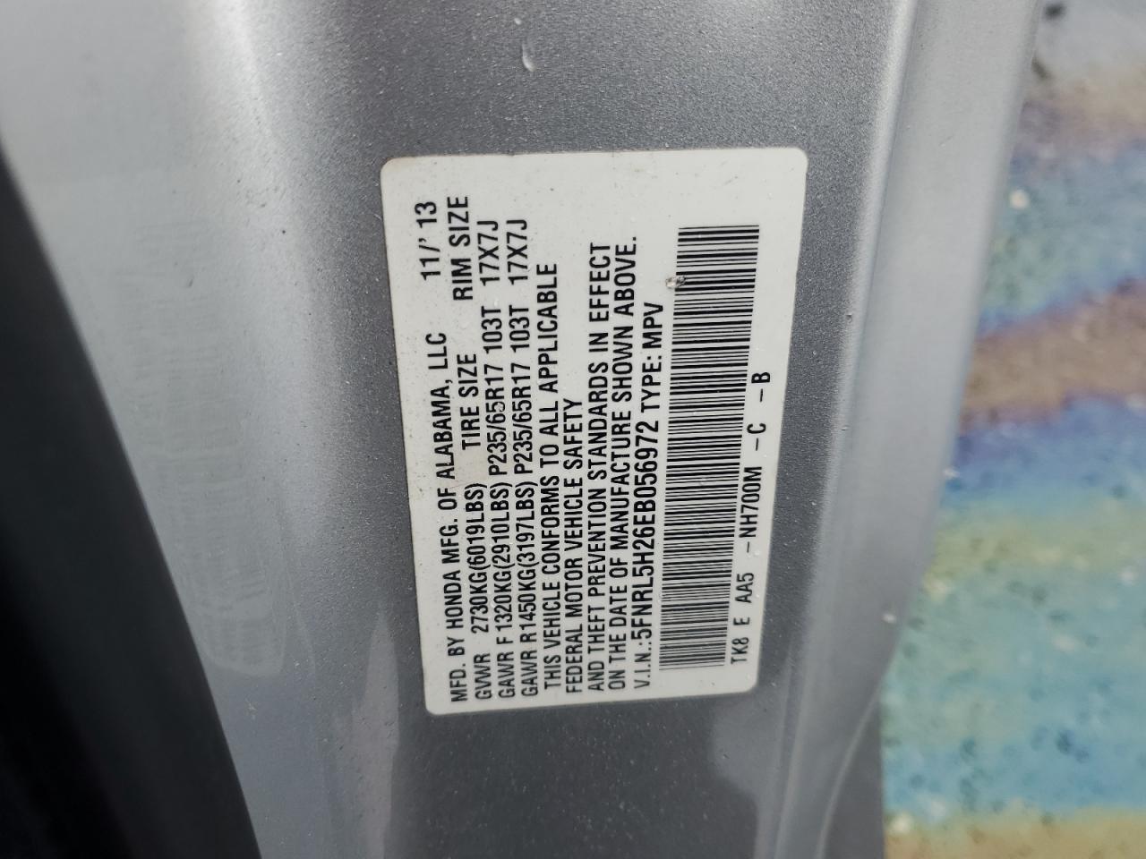 2014 Honda Odyssey - Image 13