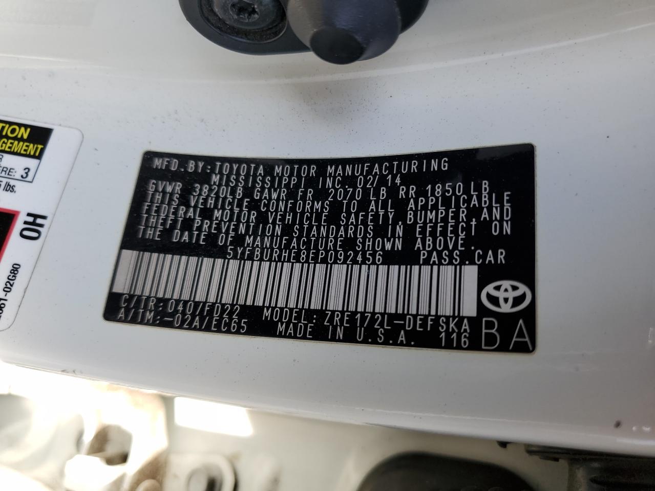 2014 Toyota Corolla - Image 12