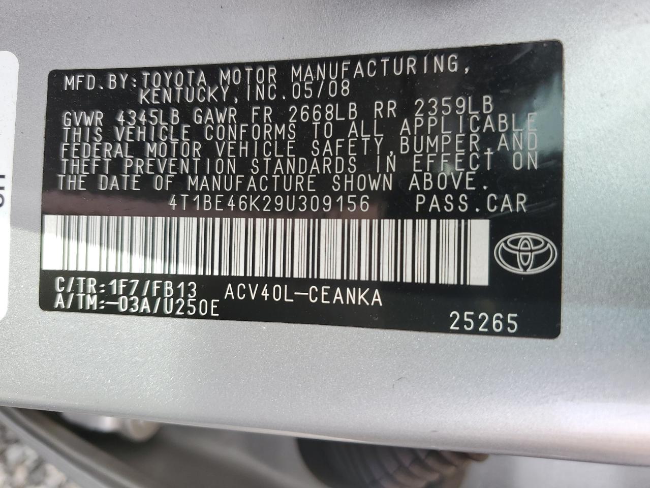 2009 Toyota Camry - Image 12