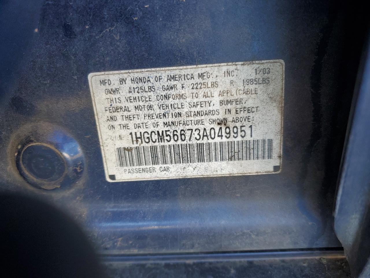 2003 Honda Accord - Image 12