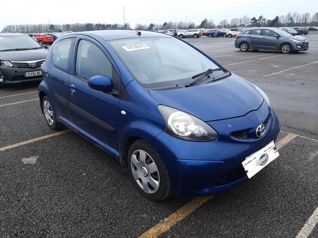 2007 TOYOTA AYGO BLUE