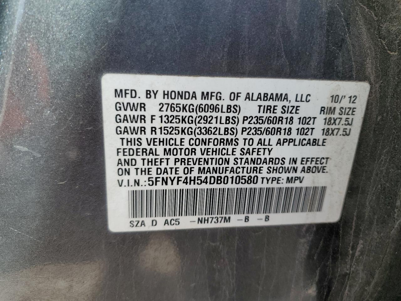 2013 Honda Pilot - Image 16