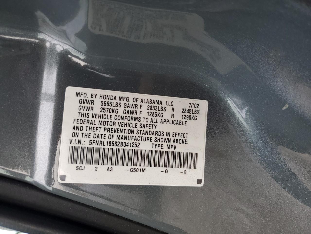 2002 Honda Odyssey - Image 13