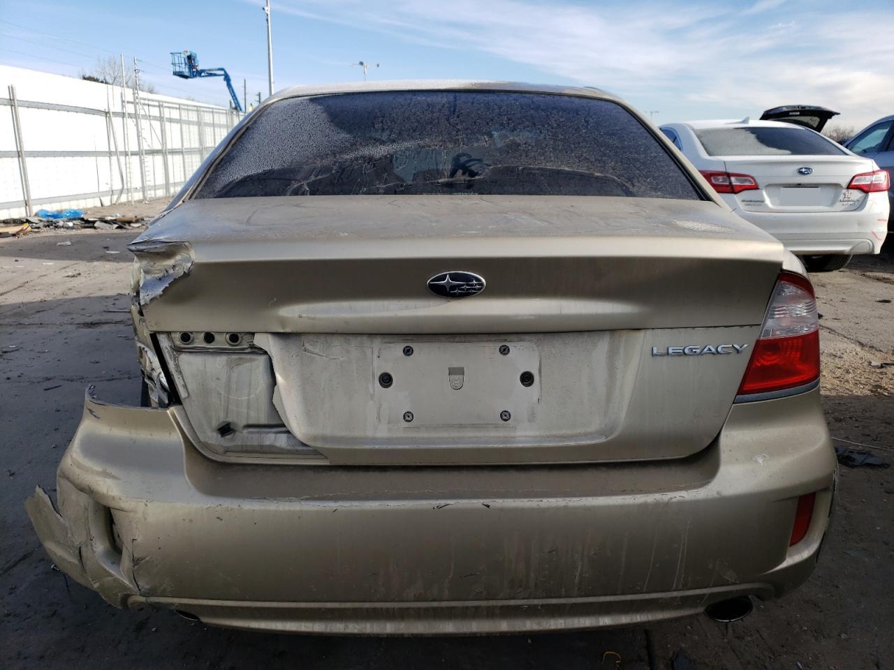 2008 Subaru Legacy 2.5I VIN: 4S3BL616587211400 Lot: 44175935