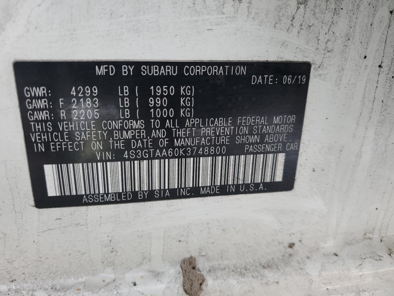 2019 Subaru Impreza - Image 15