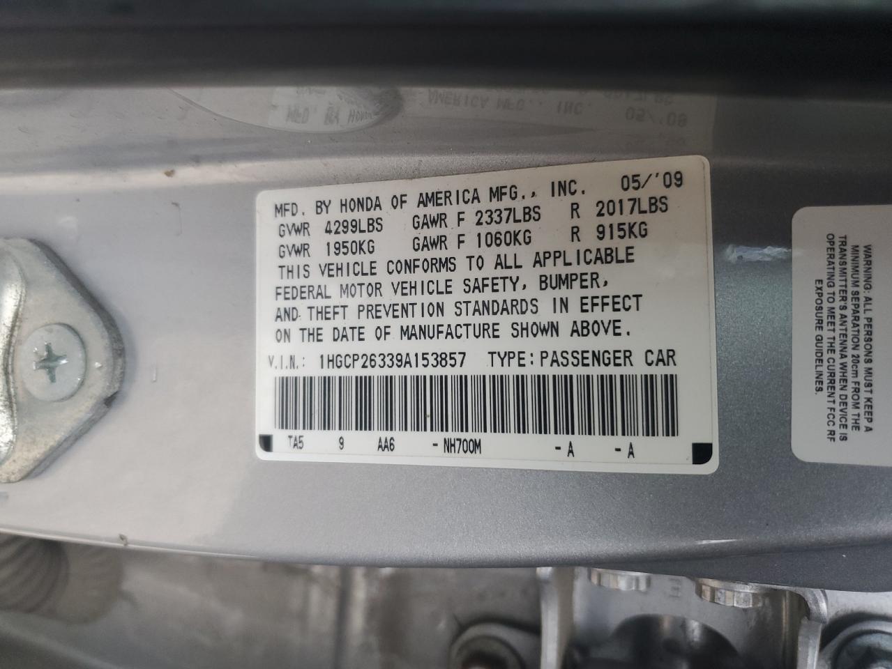 2009 Honda Accord - Image 13