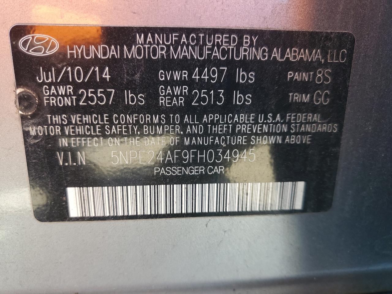 2015 Hyundai Sonata - Image 13