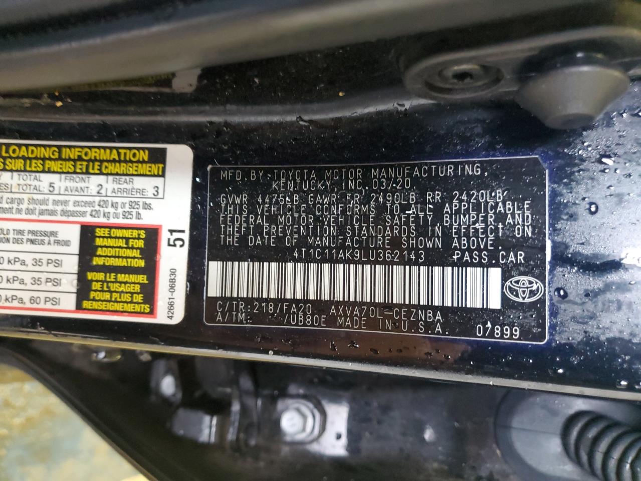 2020 Toyota Camry - Image 14