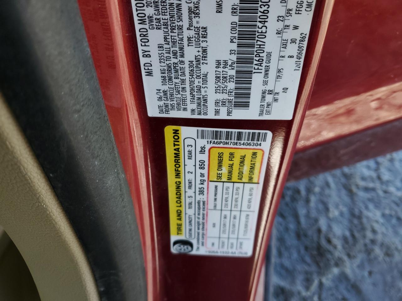 2014 Ford Fusion - Image 14