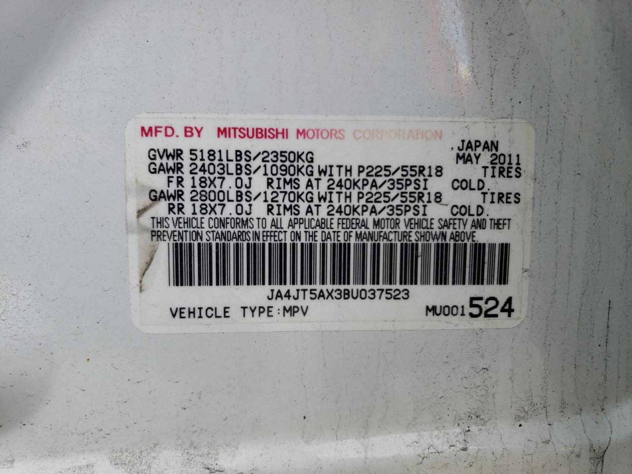 2011 Mitsubishi Outlander - Image 13