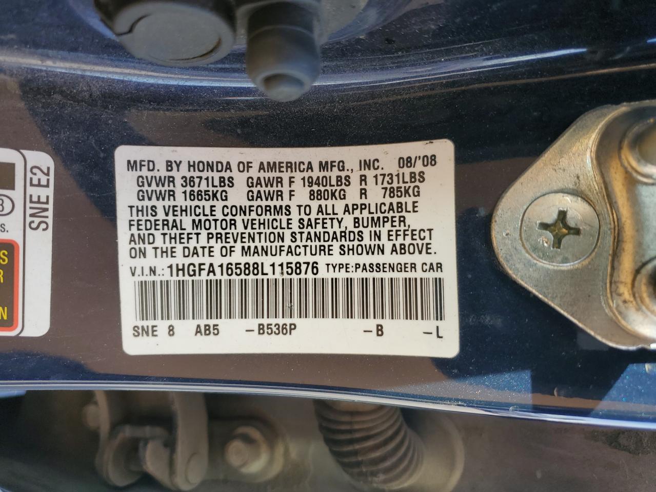 2008 Honda Civic - Image 12