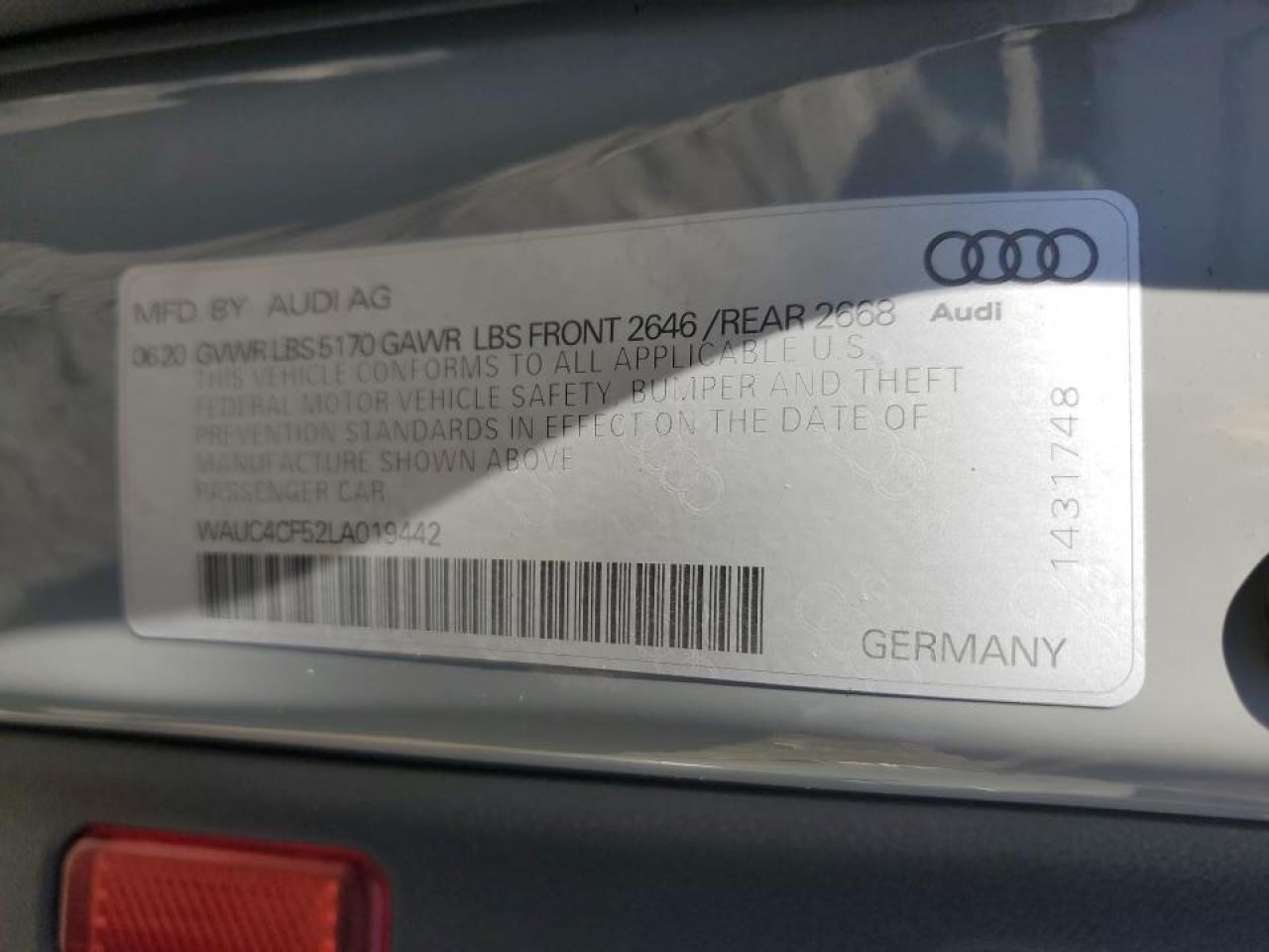 2020 Audi RS5 - Image 12