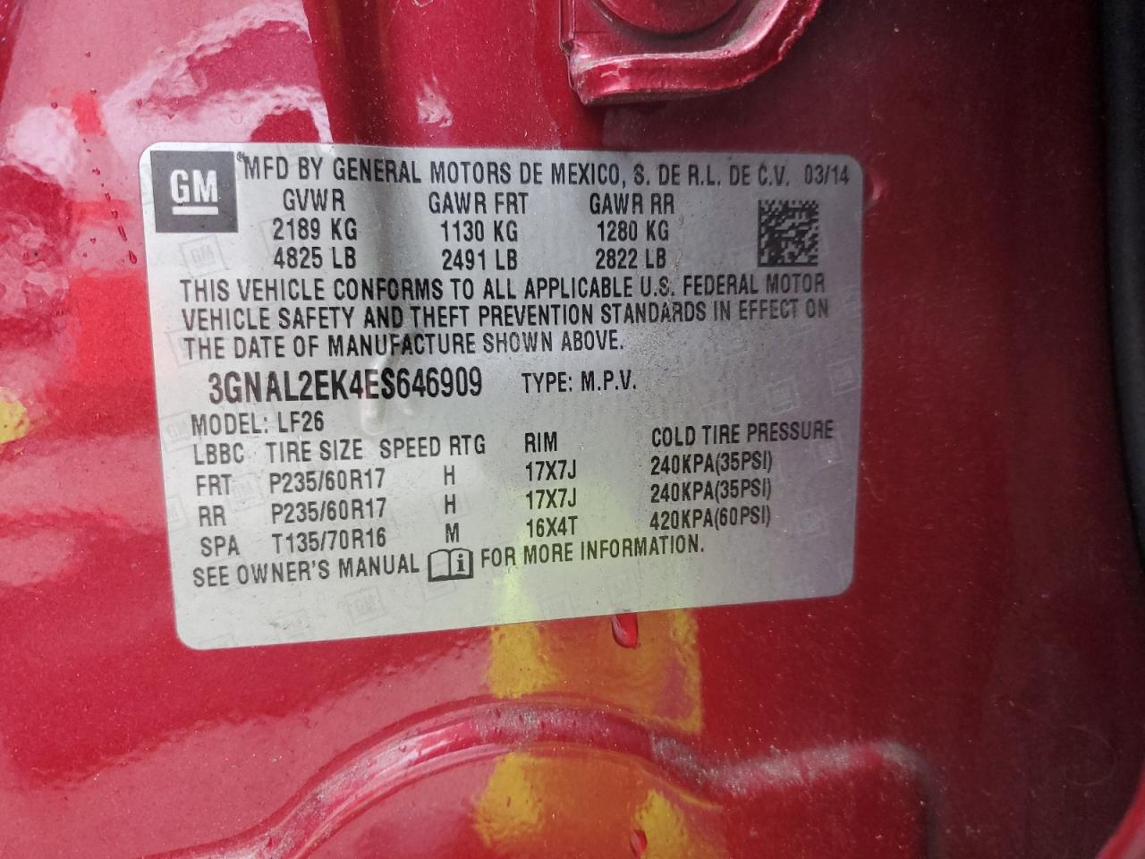 2014 Chevrolet Captiva - Image 13