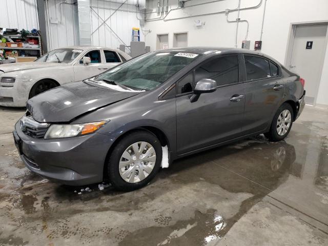 2012 HONDA CIVIC LX   for sale at Copart ON - OTTAWA