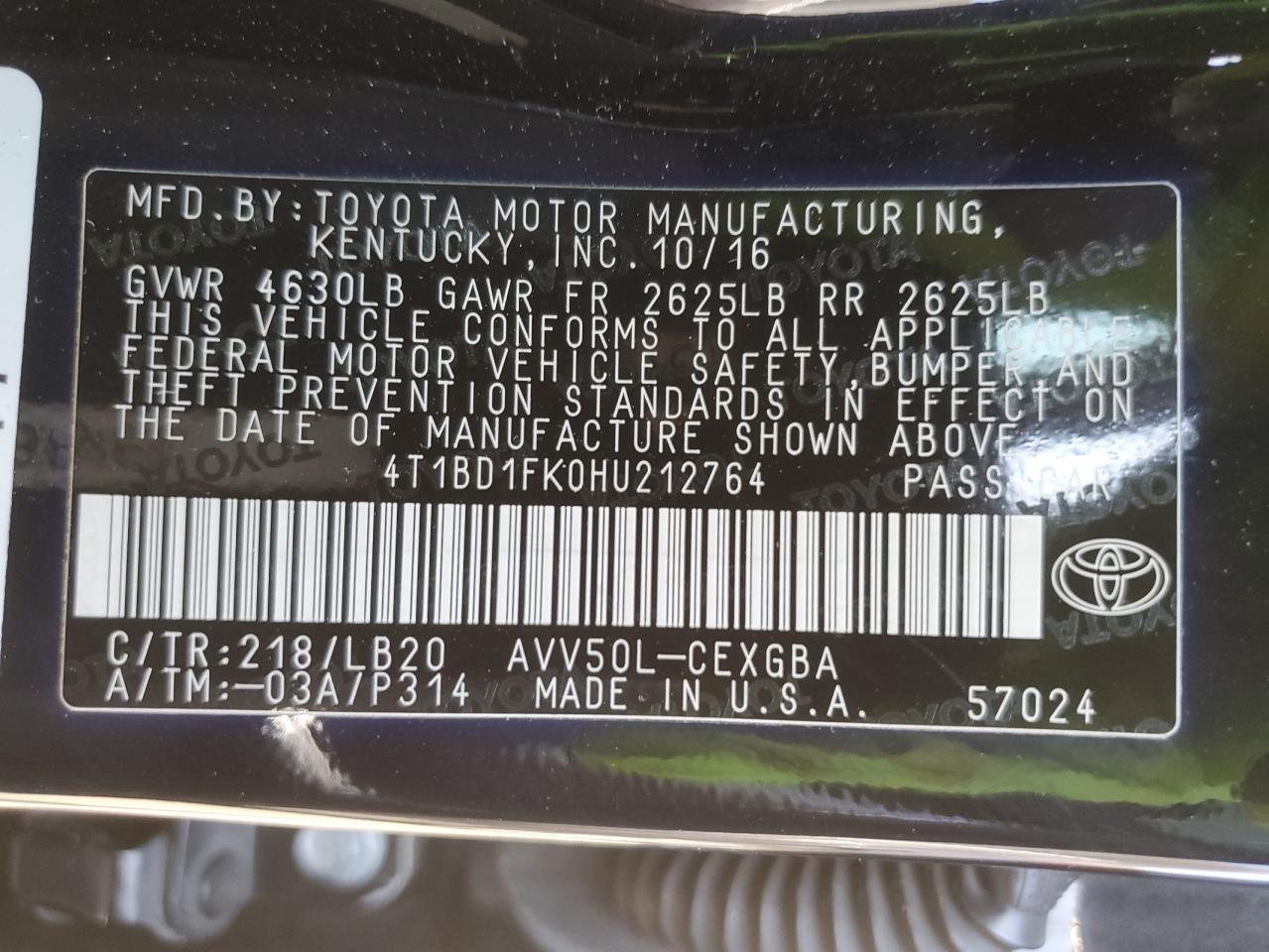 2017 Toyota Camry - Image 12
